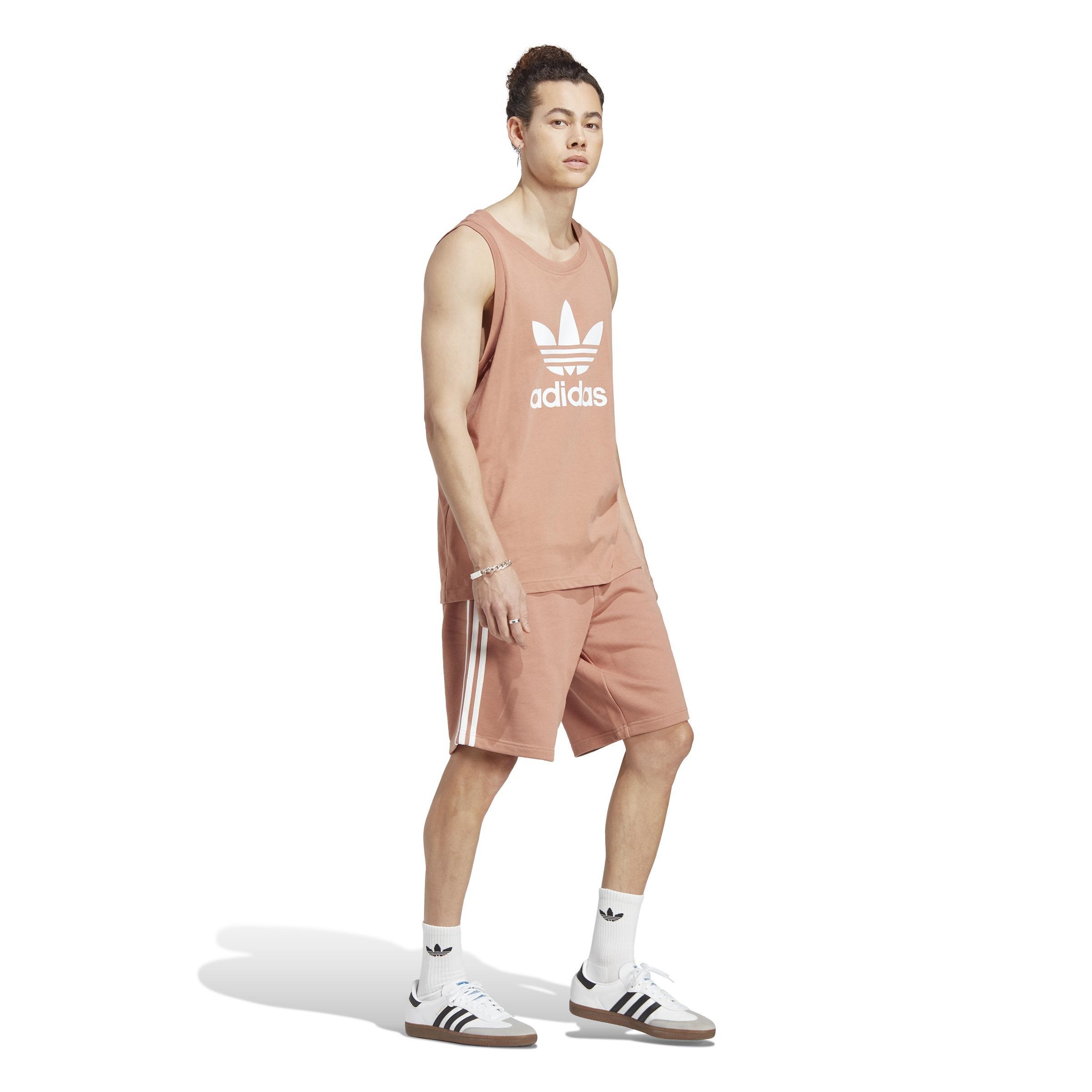 Adicolor Classics 3-Stripes Sweat Shorts, Brown, A901_ONE, large image number 11