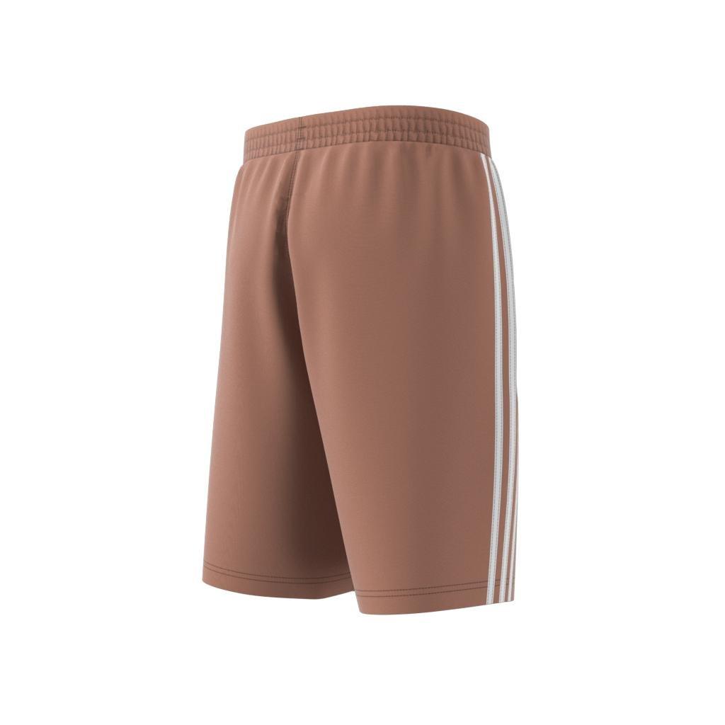 Adicolor Classics 3-Stripes Sweat Shorts, Brown, A901_ONE, large image number 14