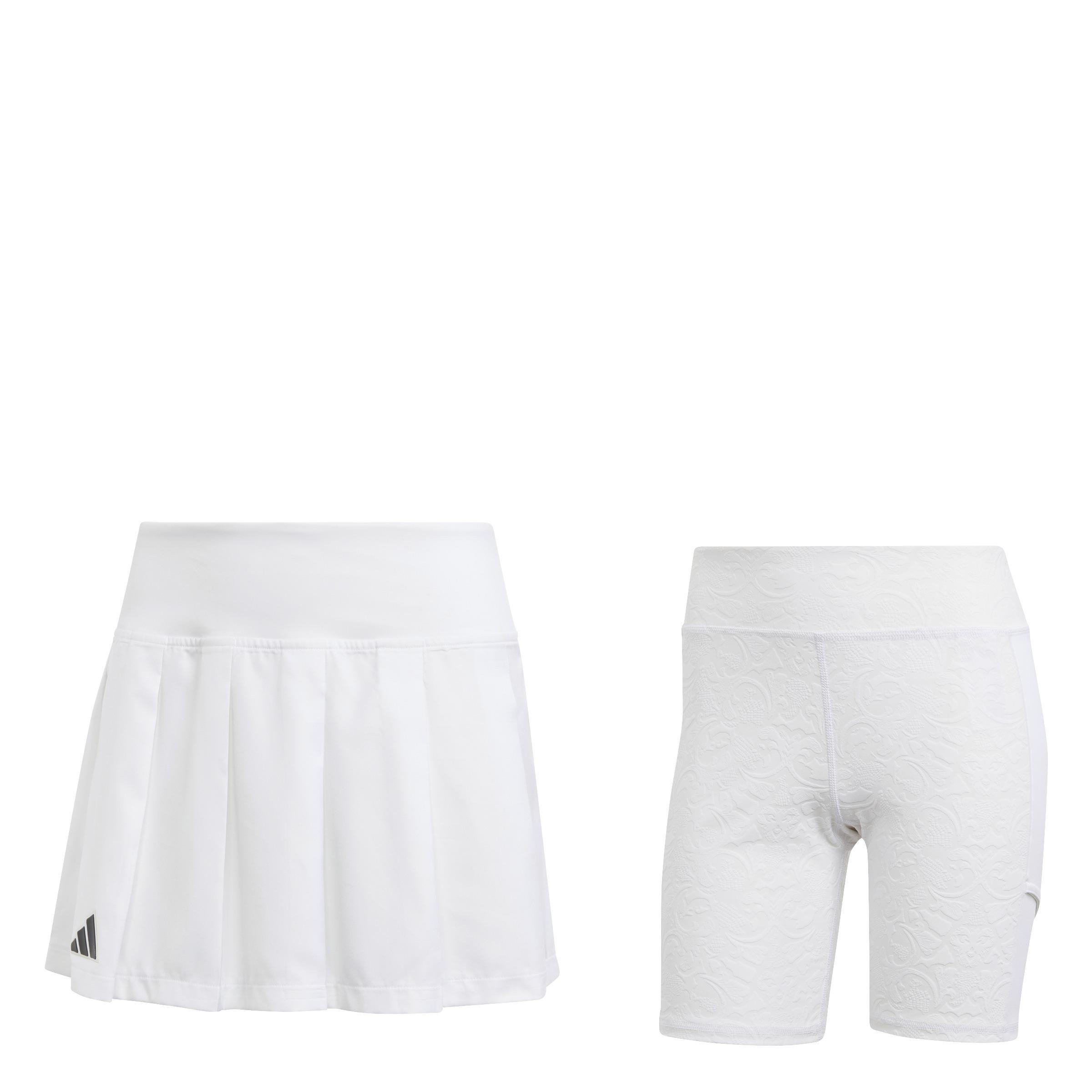Aeroready Pro Pleated Tennis Skirt, White, , large image number 0