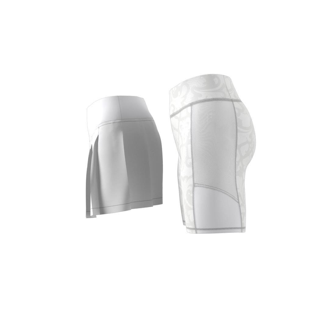 Aeroready Pro Pleated Tennis Skirt, White, A901_ONE, large image number 4