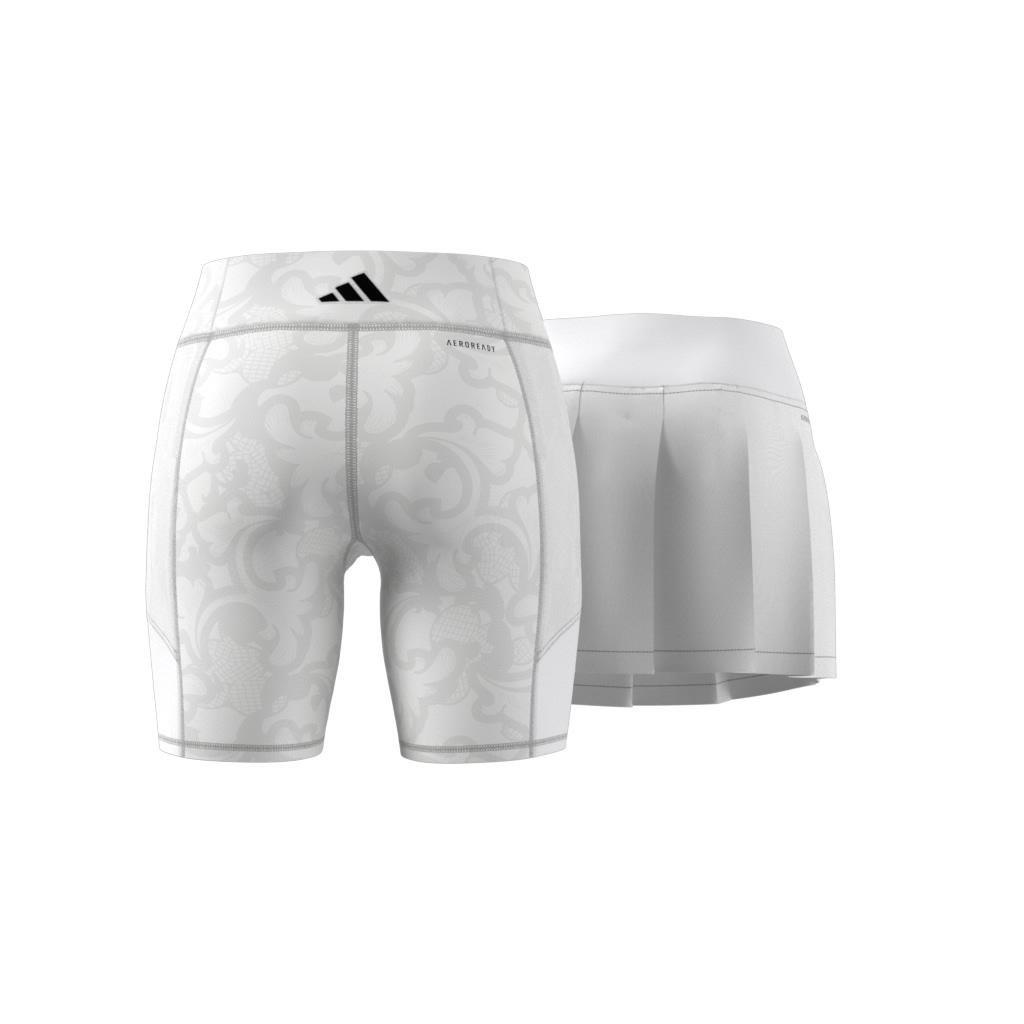Aeroready Pro Pleated Tennis Skirt, White, , large image number 7