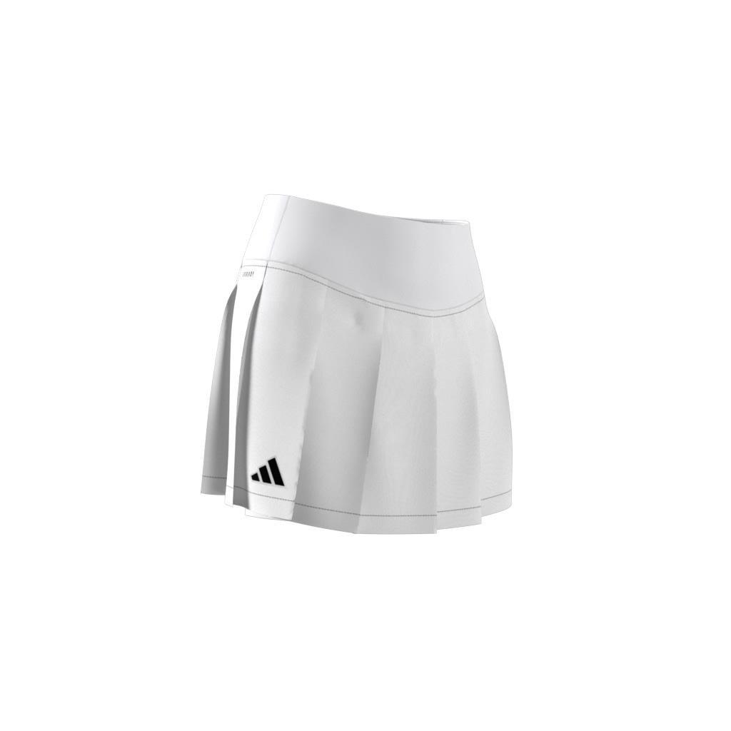 Aeroready Pro Pleated Tennis Skirt, White, A901_ONE, large image number 9