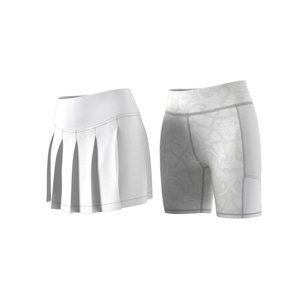 Aeroready Pro Pleated Tennis Skirt, White, , large image number 13
