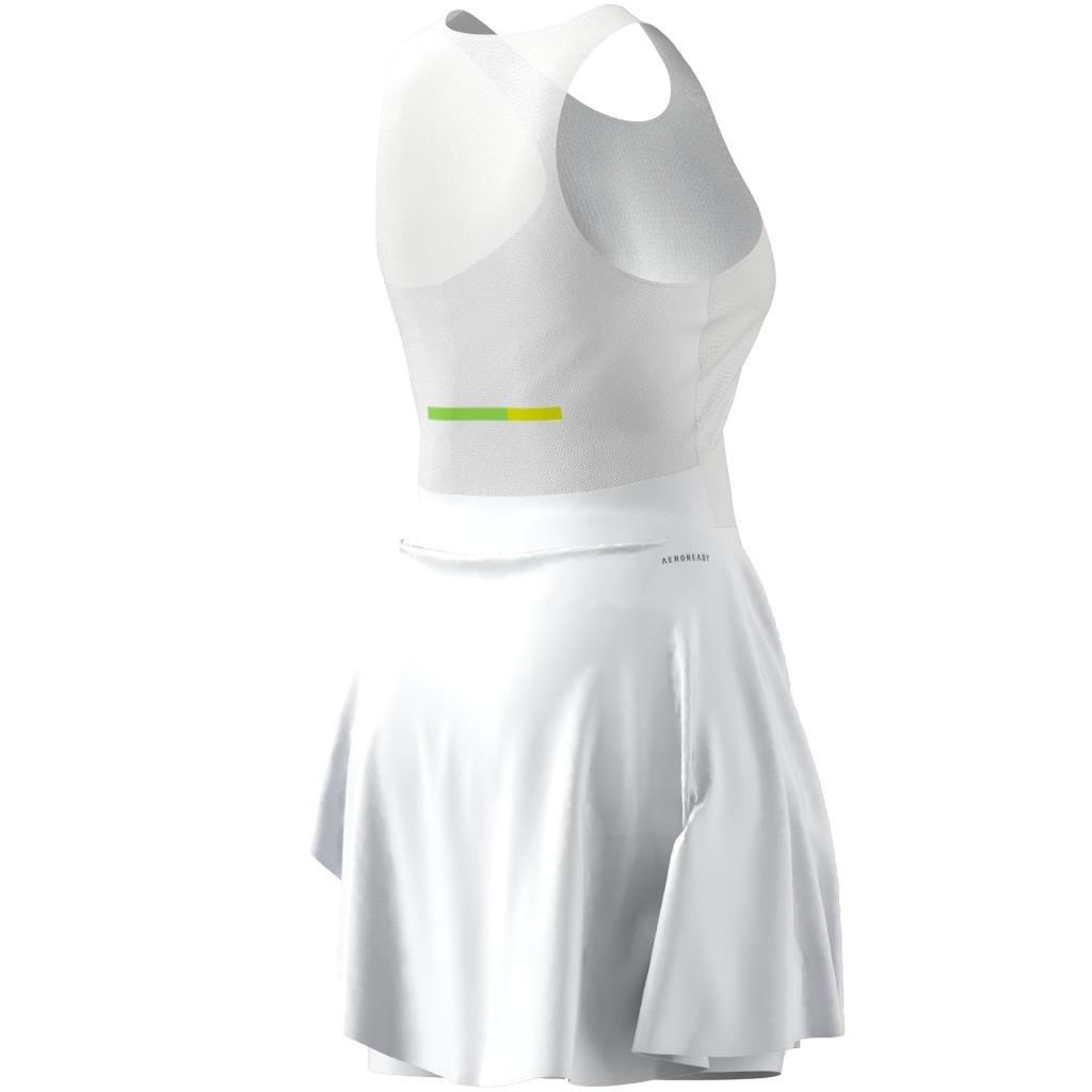 Aeroready Pro Tennis Dress, White, A901_ONE, large image number 9