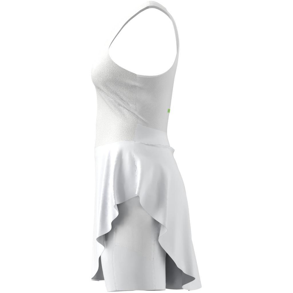 Aeroready Pro Tennis Dress, White, A901_ONE, large image number 12