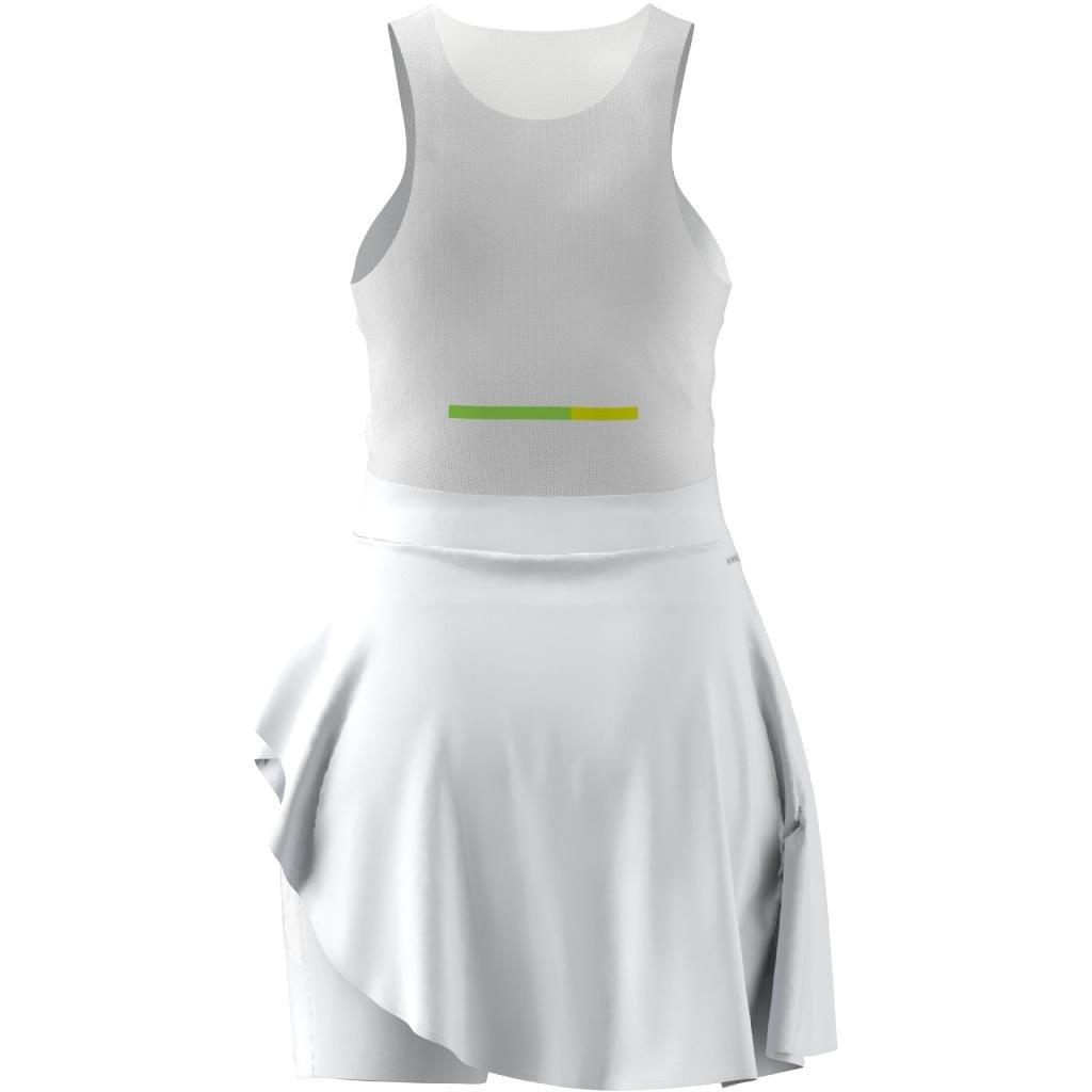 Aeroready Pro Tennis Dress, White, A901_ONE, large image number 13