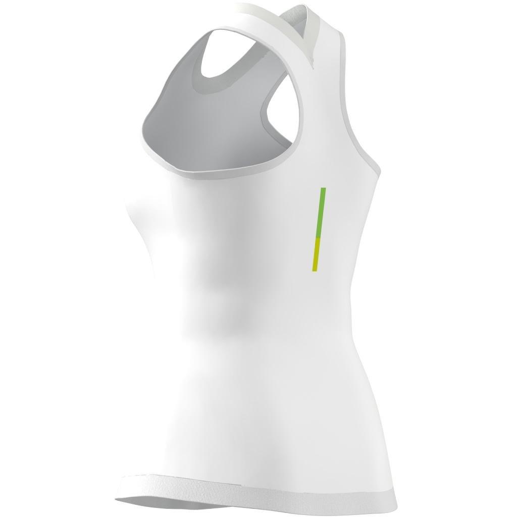 Aeroready Pro Seamless Tennis Tank Top, White, A901_ONE, large image number 8