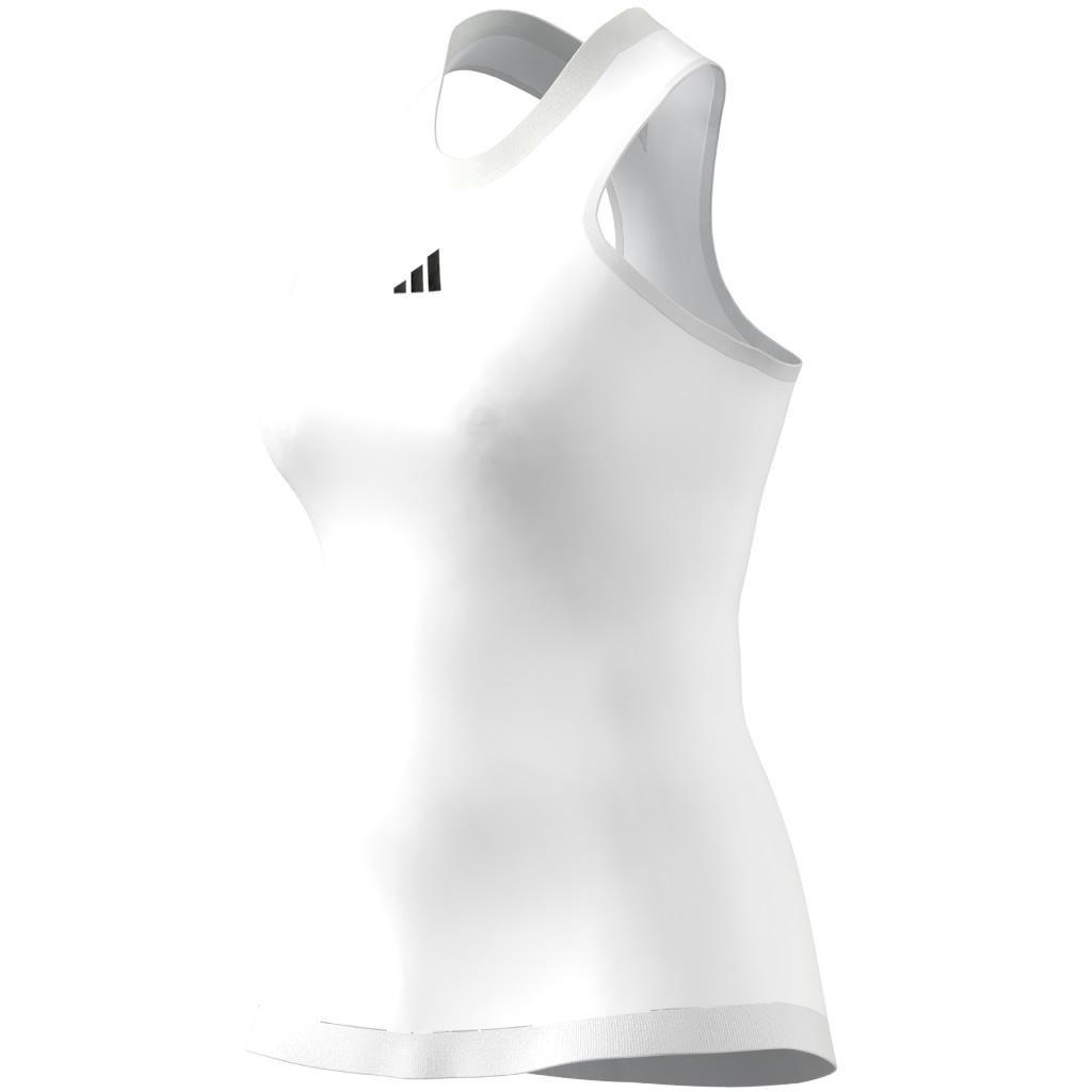 Aeroready Pro Seamless Tennis Tank Top, White, A901_ONE, large image number 11