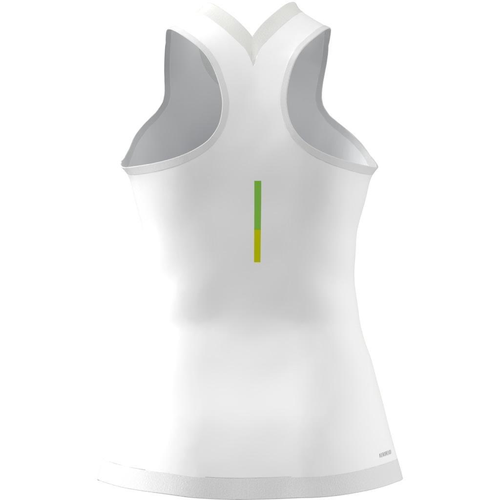 Aeroready Pro Seamless Tennis Tank Top, White, A901_ONE, large image number 14