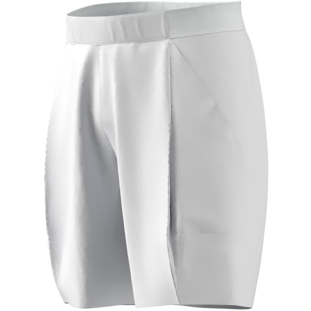 Aeroready Pro Tennis Shorts, White, A901_ONE, large image number 8