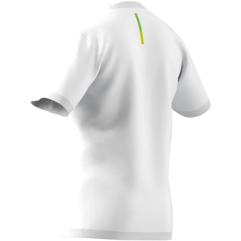 Aeroready Pro Seamless Tennis T-Shirt, White, A901_ONE, large image number 7