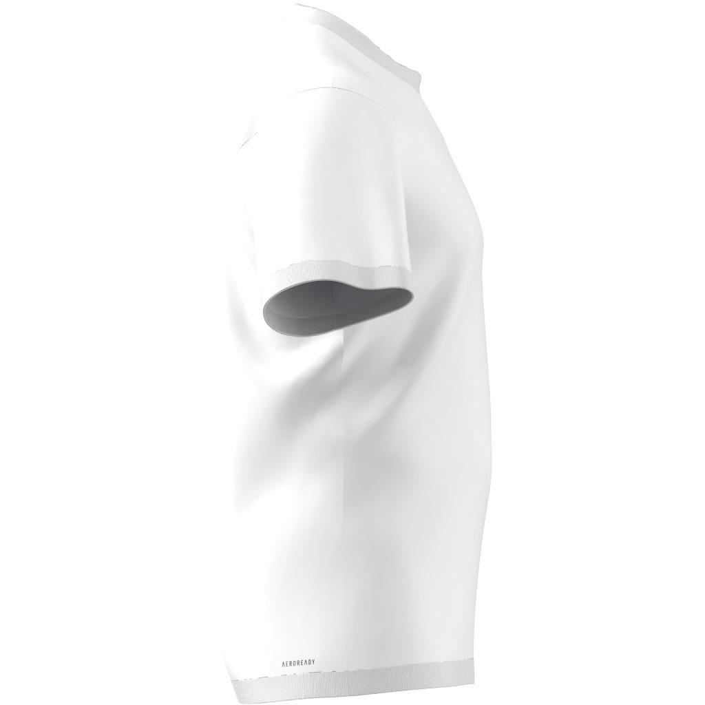 Aeroready Pro Seamless Tennis T-Shirt, White, A901_ONE, large image number 10