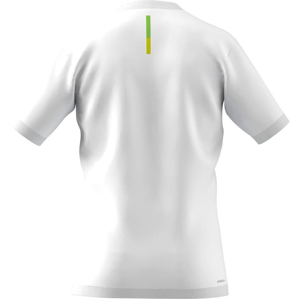 Aeroready Pro Seamless Tennis T-Shirt, White, A901_ONE, large image number 11