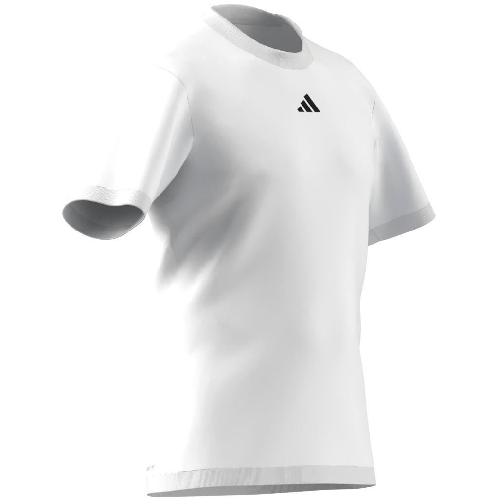 Aeroready Pro Seamless Tennis T-Shirt, White, A901_ONE, large image number 14