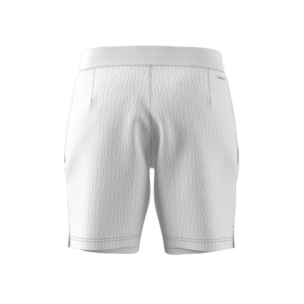 Aeroready Pro Two-In-One Seersucker Tennis Shorts, White, A901_ONE, large image number 9