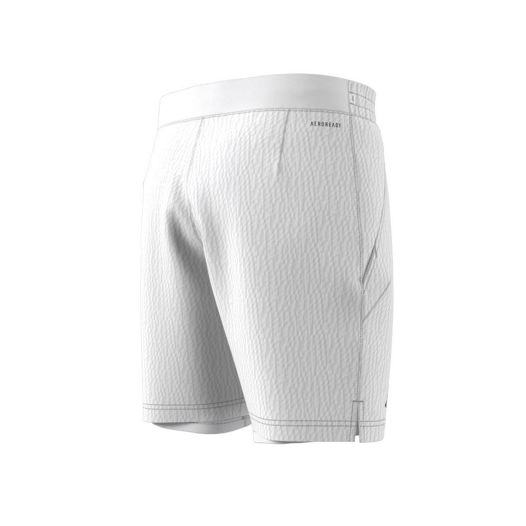 Aeroready Pro Two-In-One Seersucker Tennis Shorts, White, , large image number 13