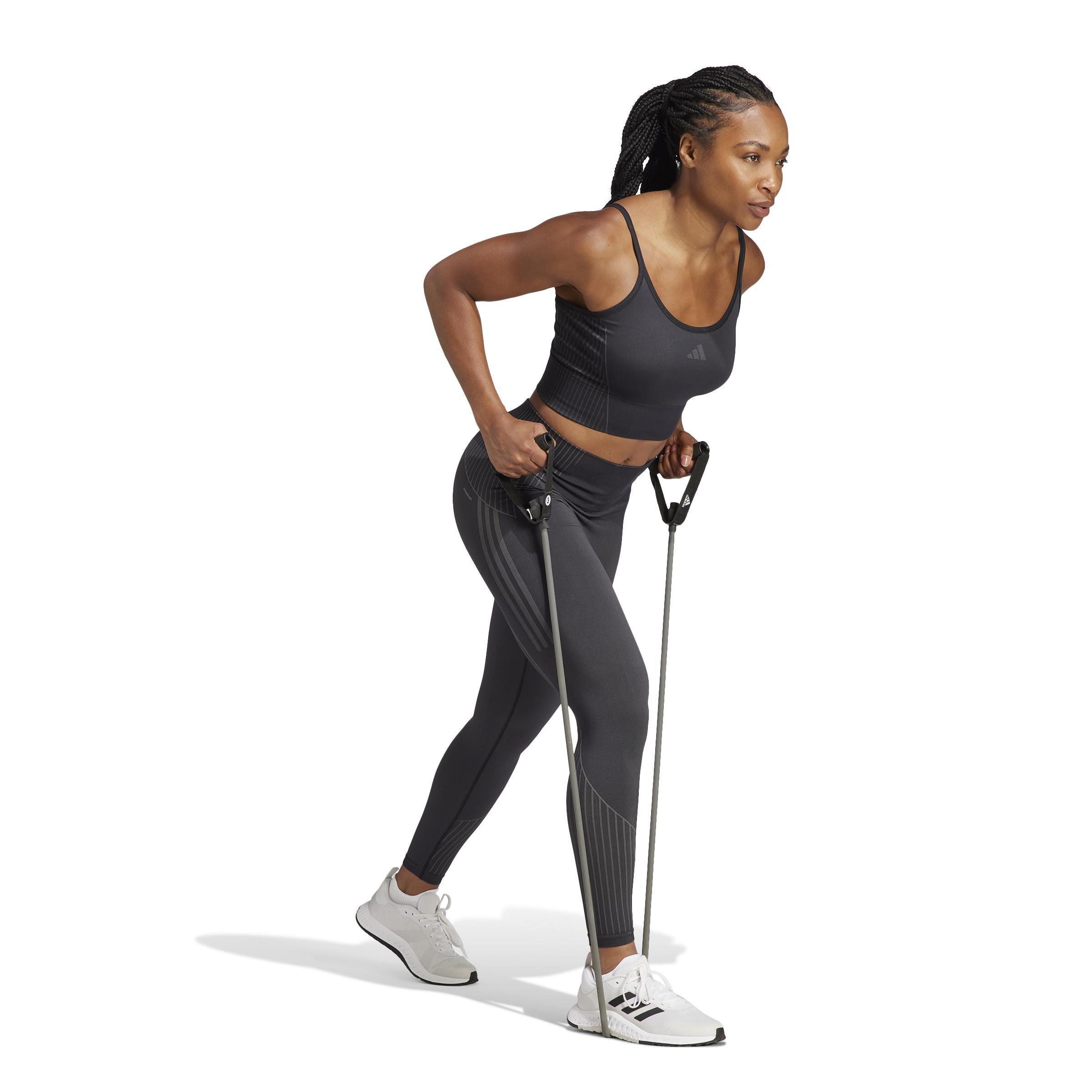 Seamless Branded 7/8 Leggings, Black, A901_ONE, large image number 7