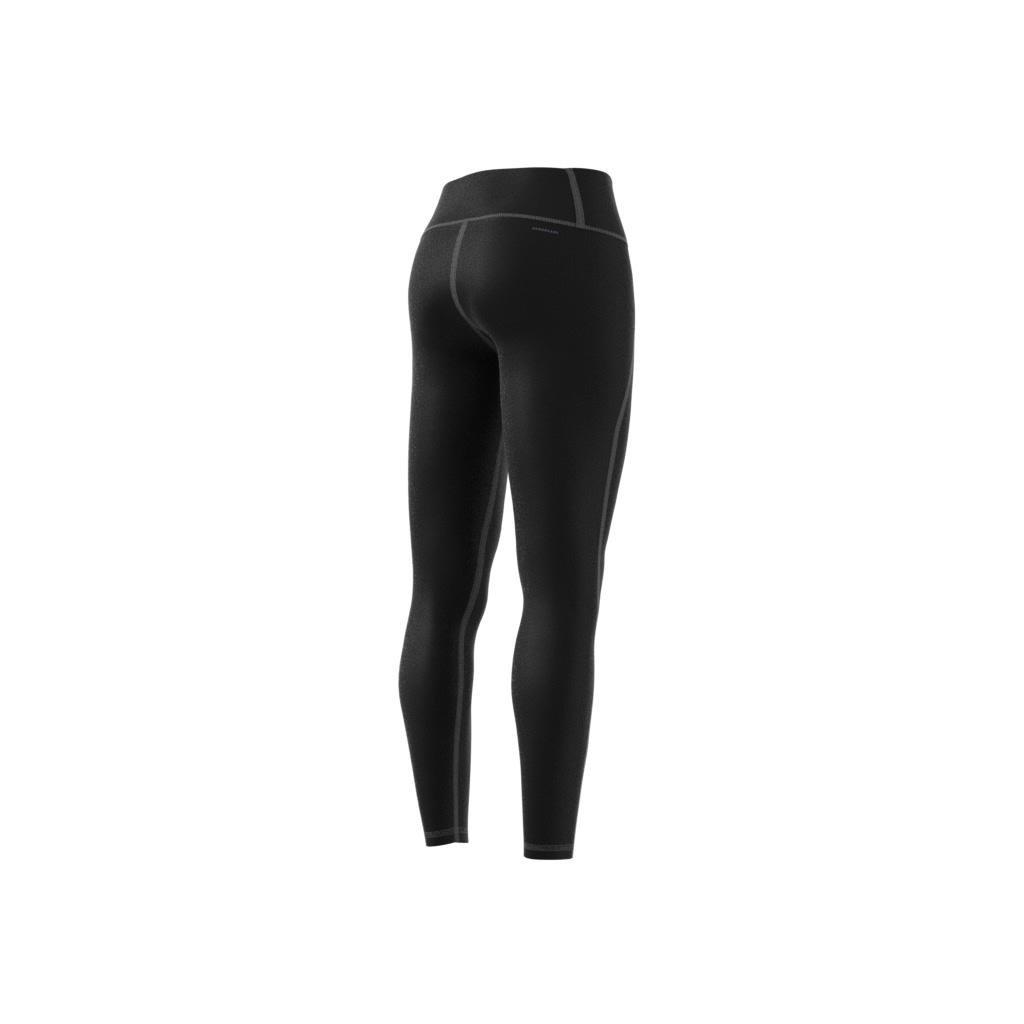 Optime Ribbed 7/8 Leggings, Black, A901_ONE, large image number 9