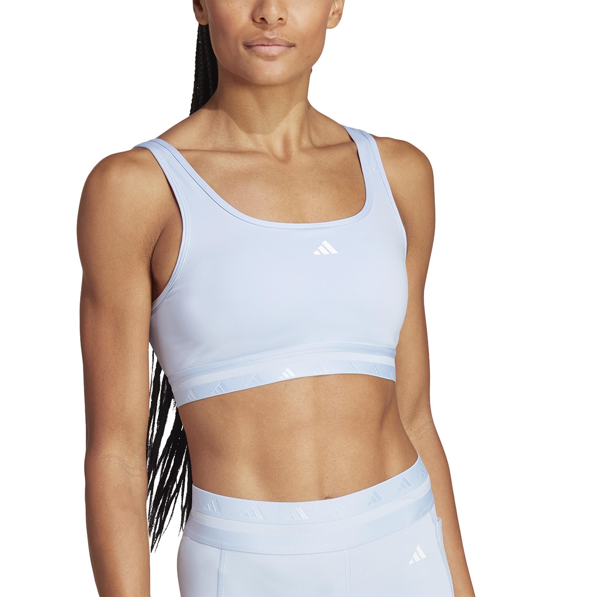 Aeroreact Training Light-Support Techfit Bra, Blue, A901_ONE, large image number 0