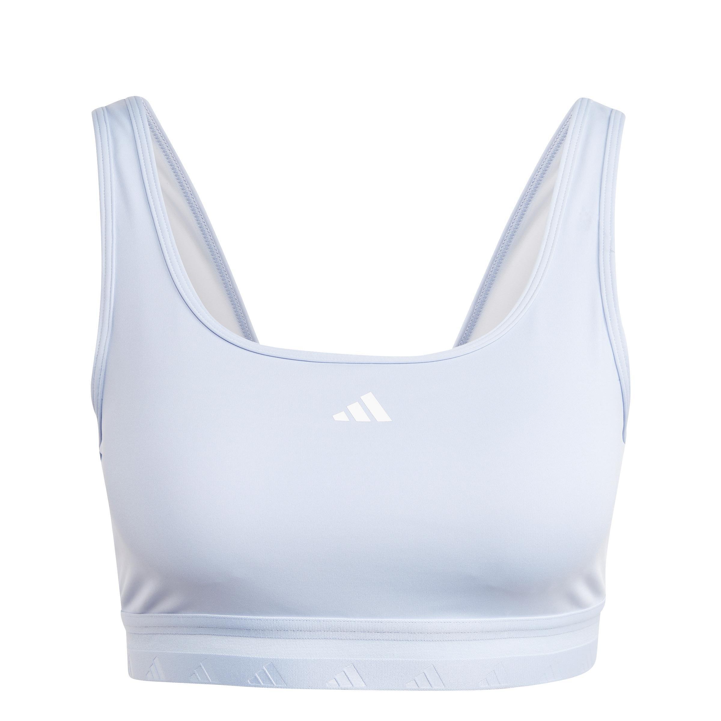 Aeroreact Training Light-Support Techfit Bra, Blue, A901_ONE, large image number 1