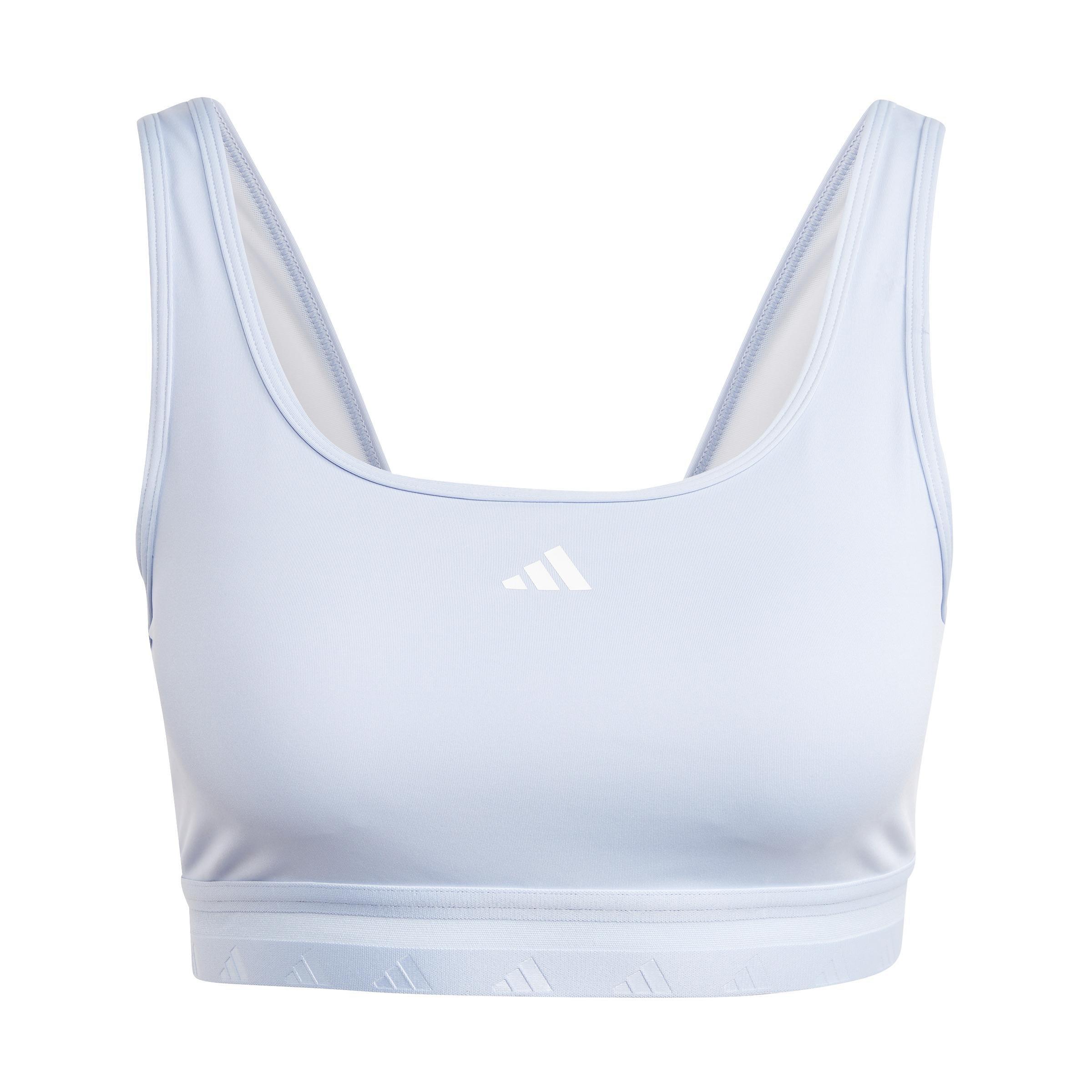 Aeroreact Training Light-Support Techfit Bra, Blue, A901_ONE, large image number 2