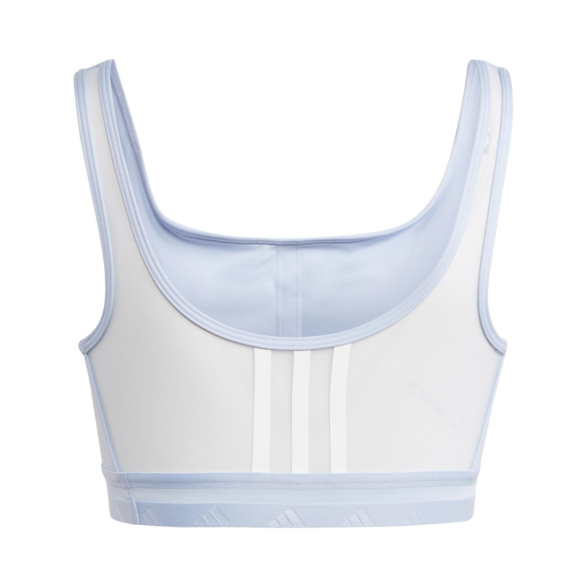Aeroreact Training Light-Support Techfit Bra, Blue, A901_ONE, large image number 3
