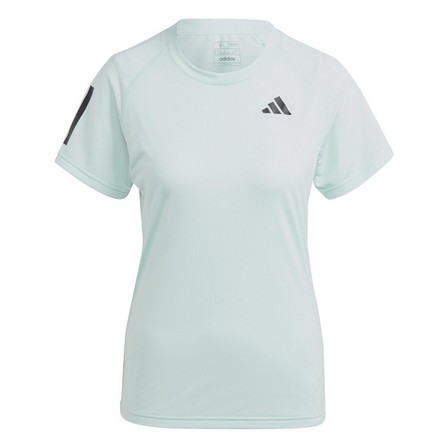 Women Club Tennis T-Shirt, Turquoise, A901_ONE, large image number 2
