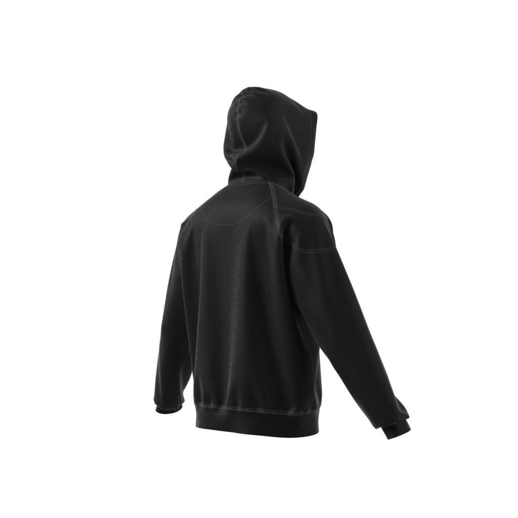 Lounge Fleece Hoodie, Black, A901_ONE, large image number 9