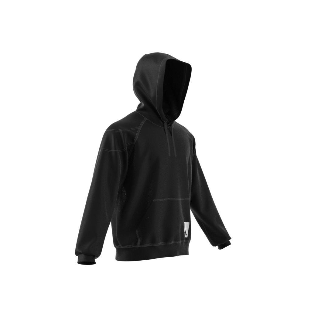 Lounge Fleece Hoodie, Black, A901_ONE, large image number 13