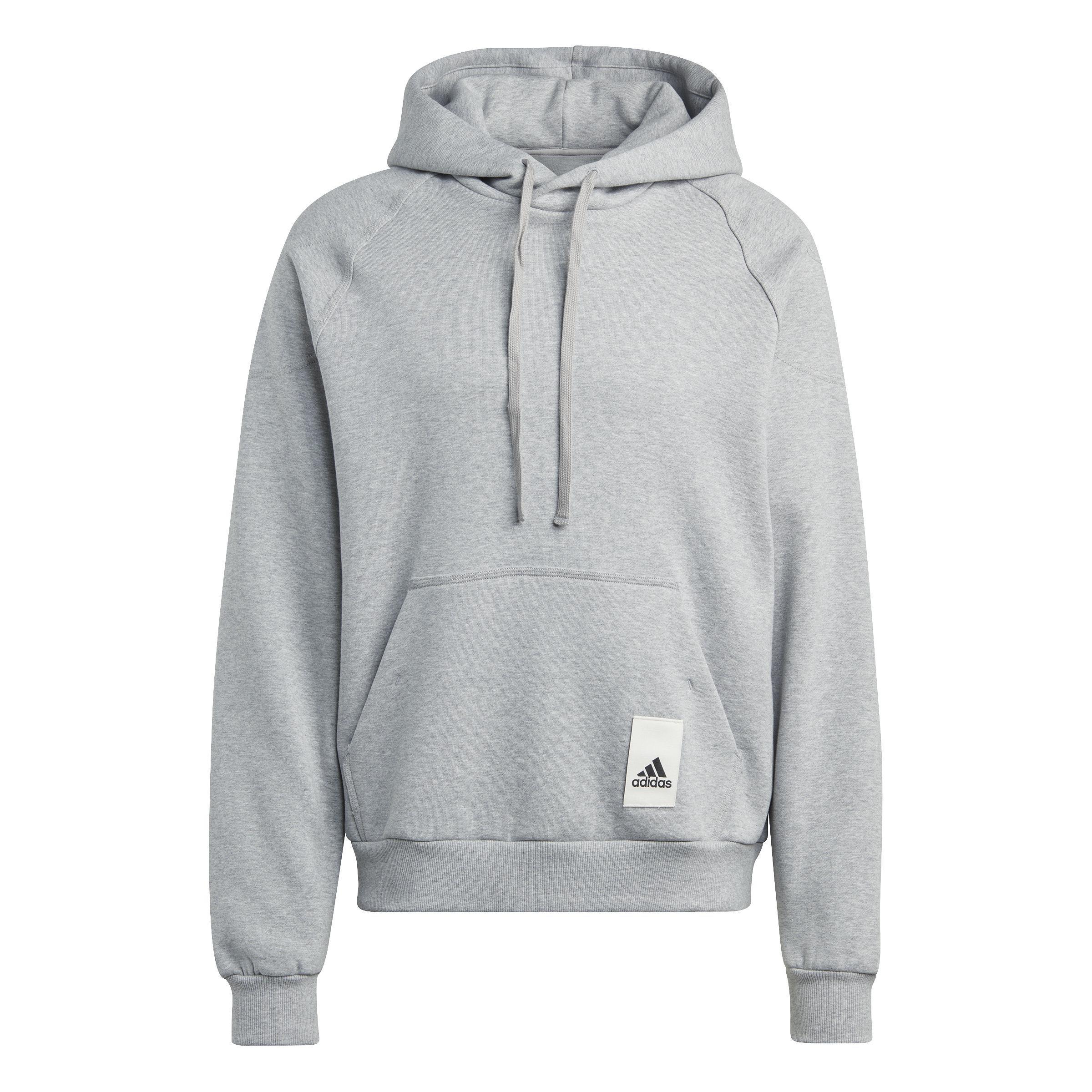 Lounge Fleece Hoodie, Grey, A901_ONE, large image number 2
