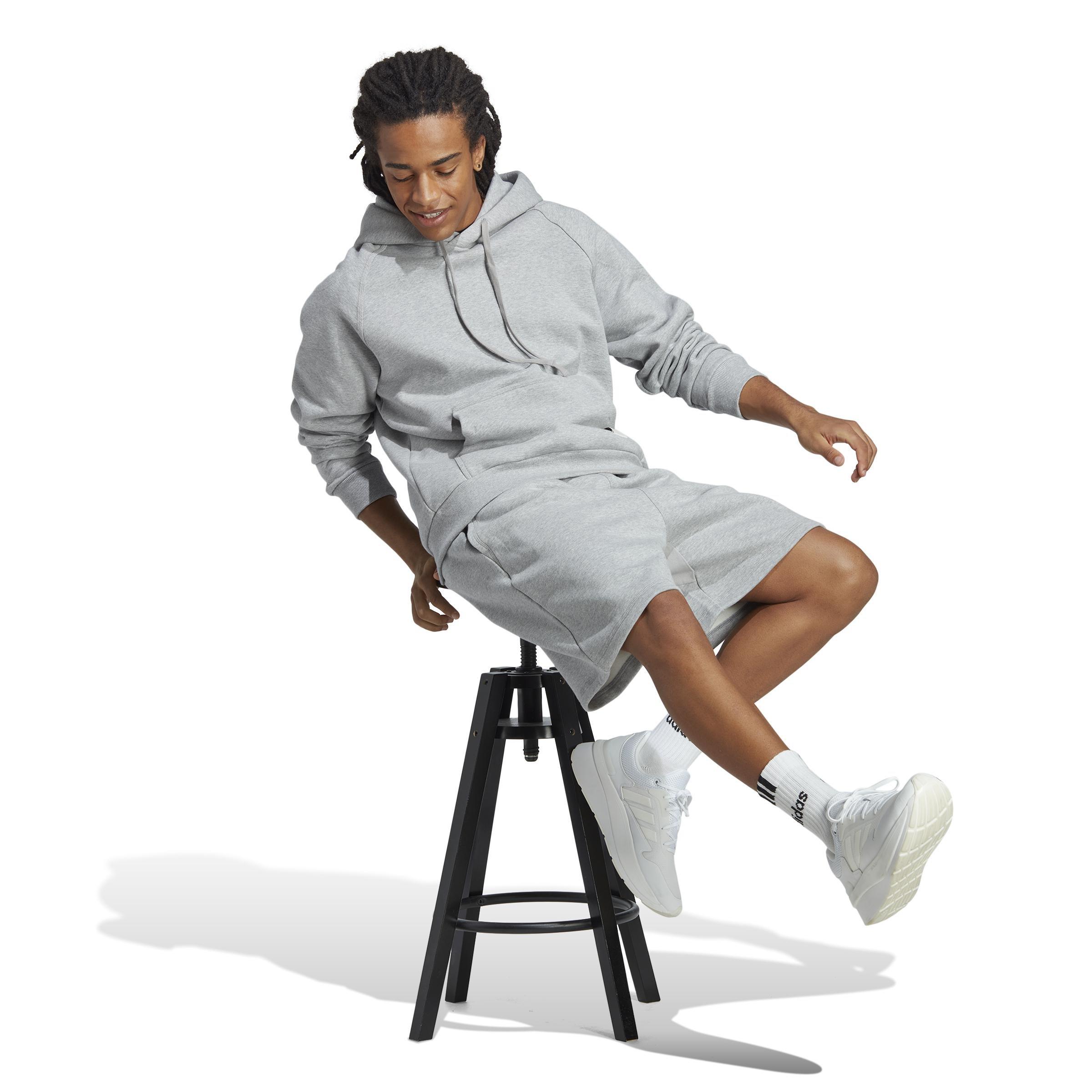 Lounge Fleece Hoodie, Grey, , large image number 6