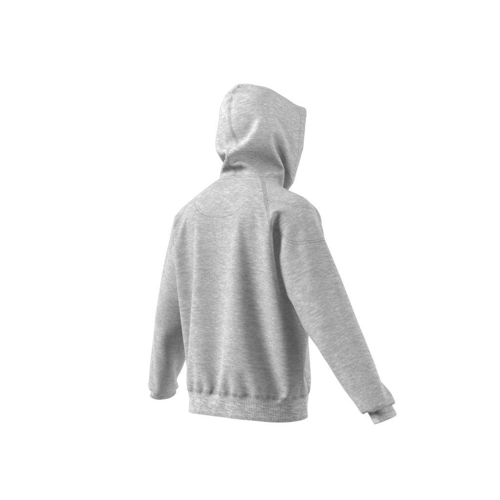 Lounge Fleece Hoodie, Grey, A901_ONE, large image number 8