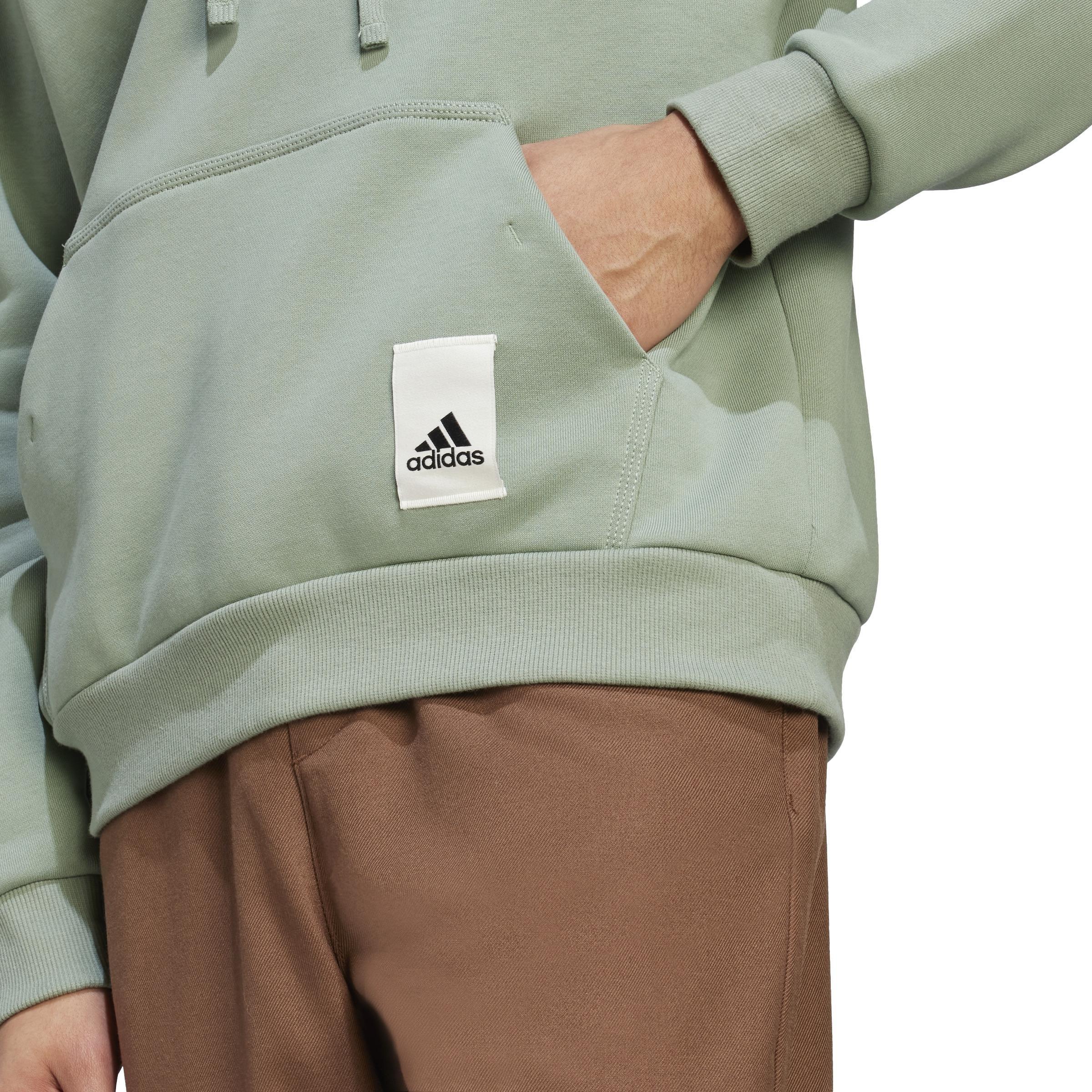 Lounge Fleece Hoodie, Green, , large image number 5