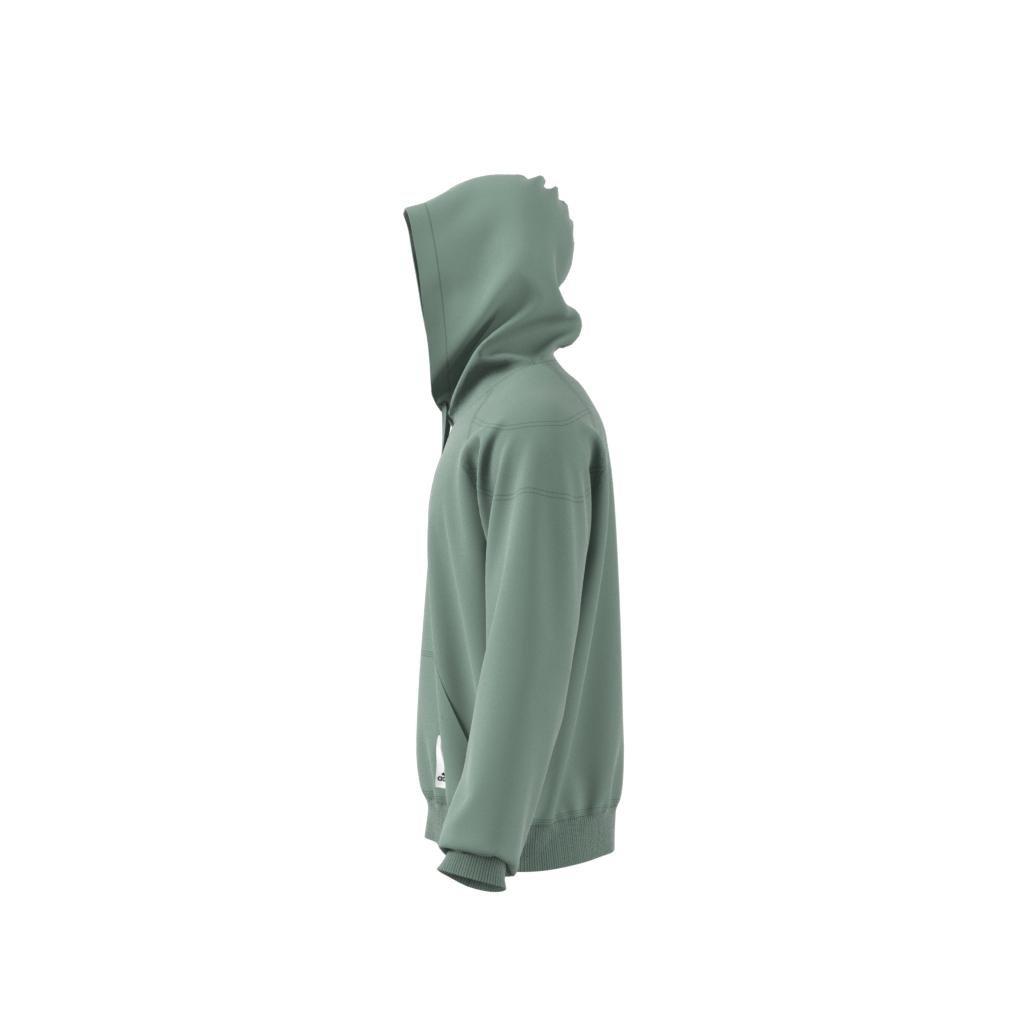 Lounge Fleece Hoodie, Green, A901_ONE, large image number 12