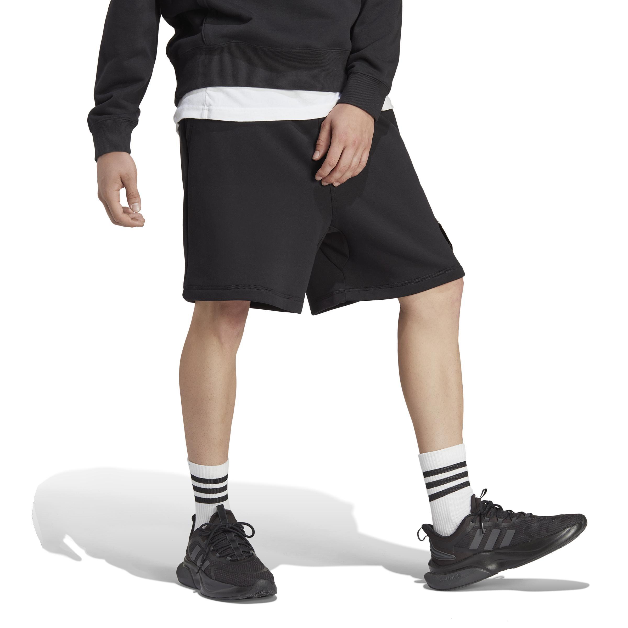 Lounge Fleece Shorts, Black, , large image number 1