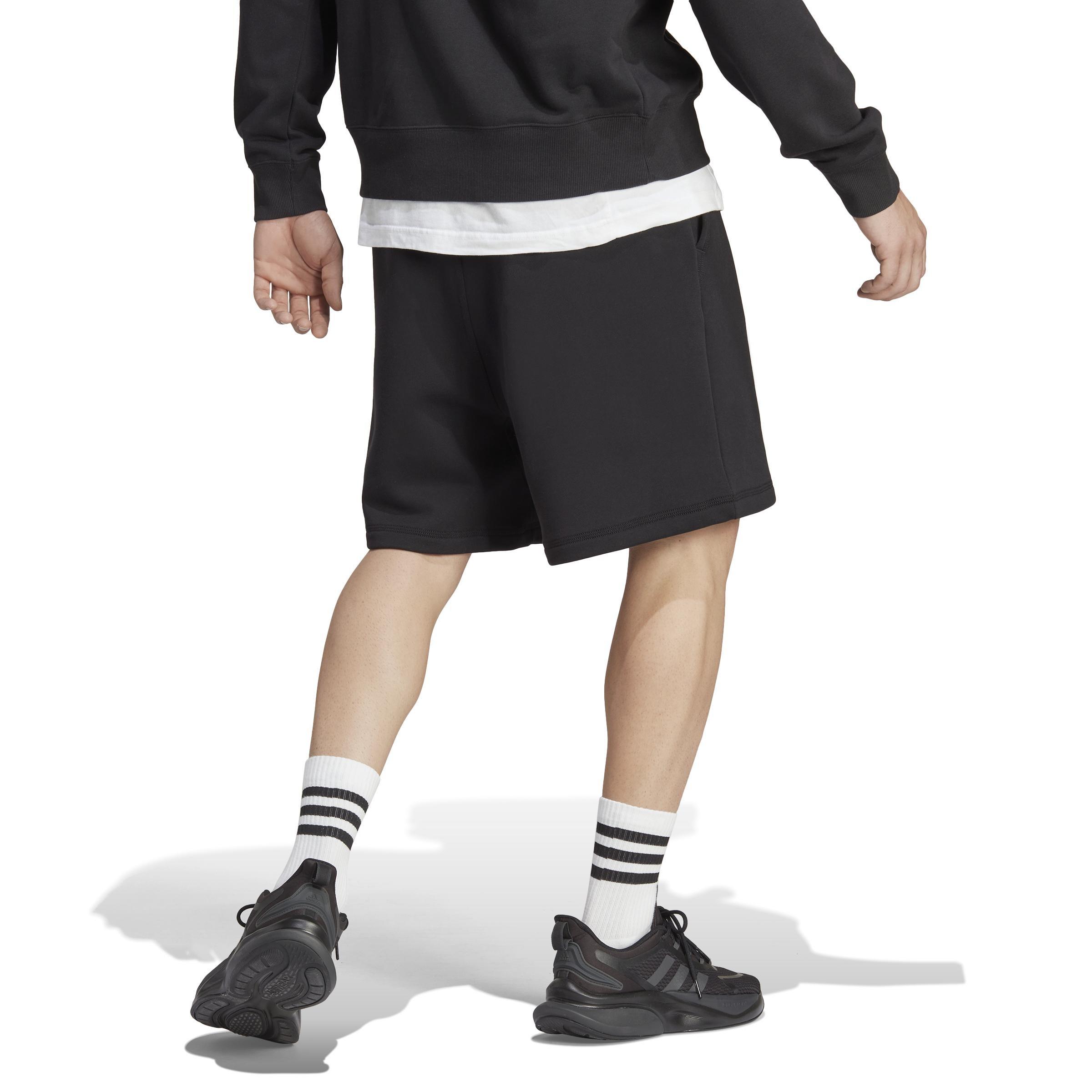 Lounge Fleece Shorts, Black, , large image number 2