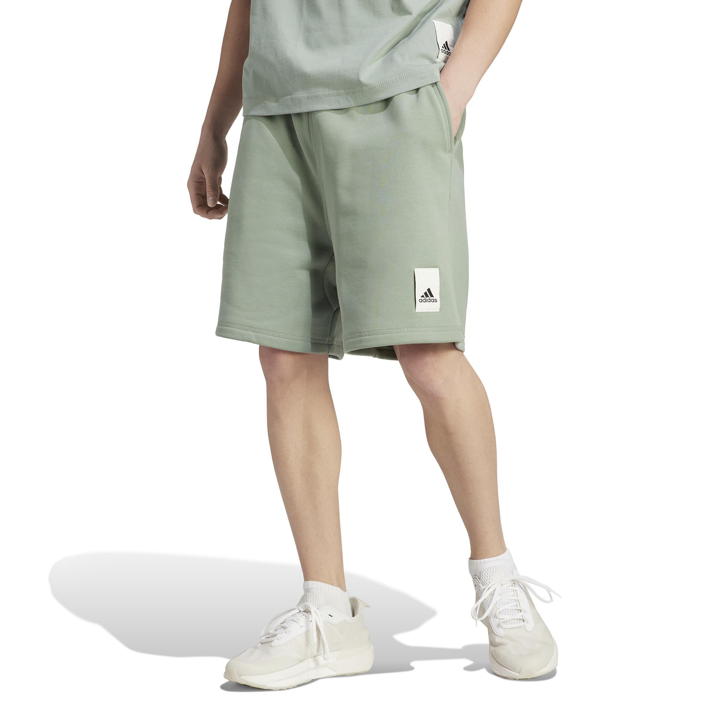 Lounge Fleece Shorts, Green, A901_ONE, large image number 1