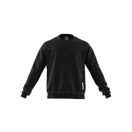 Men Lounge Fleece Sweatshirt, Black, A901_ONE, large image number 13