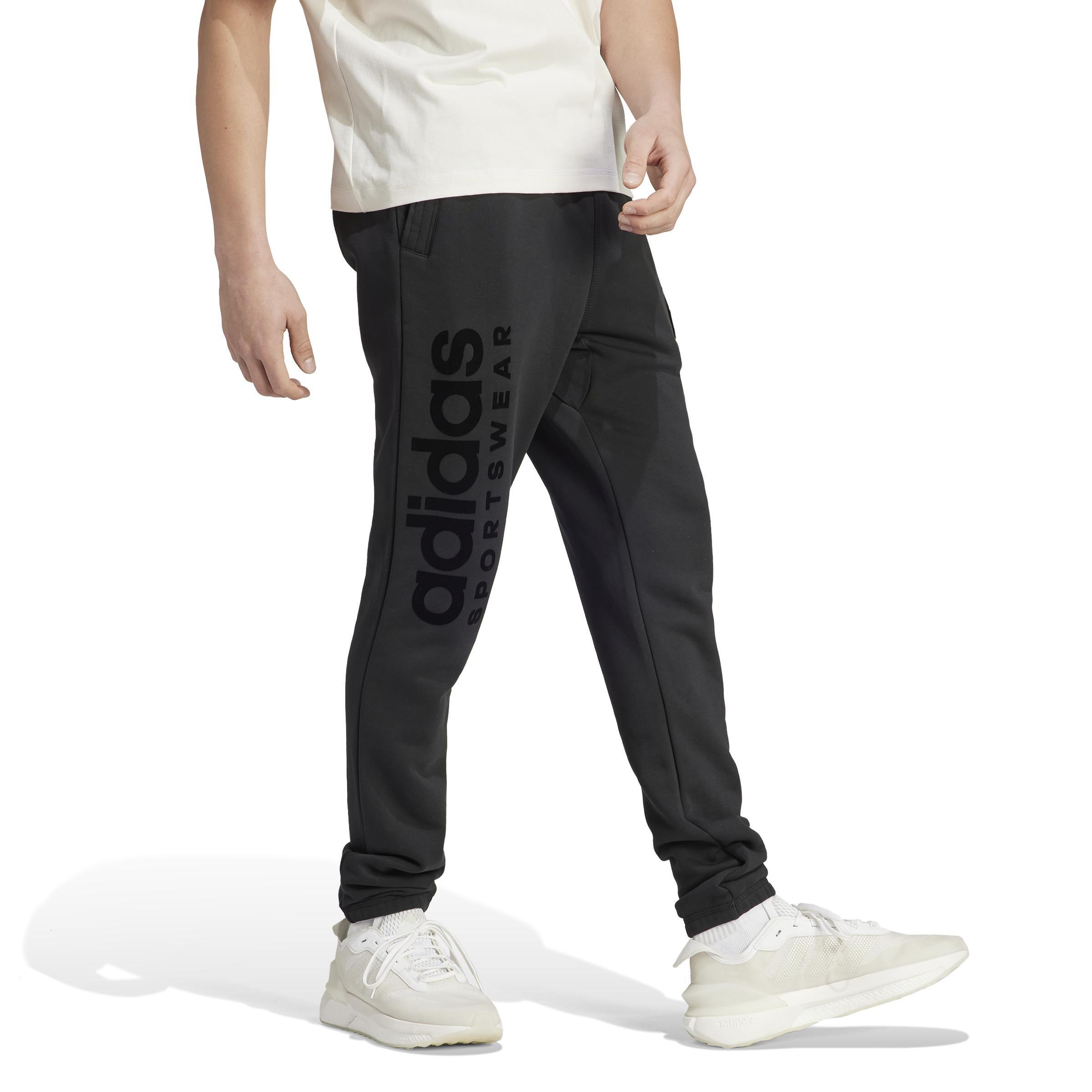 Lounge Fleece Joggers, Black, A901_ONE, large image number 1
