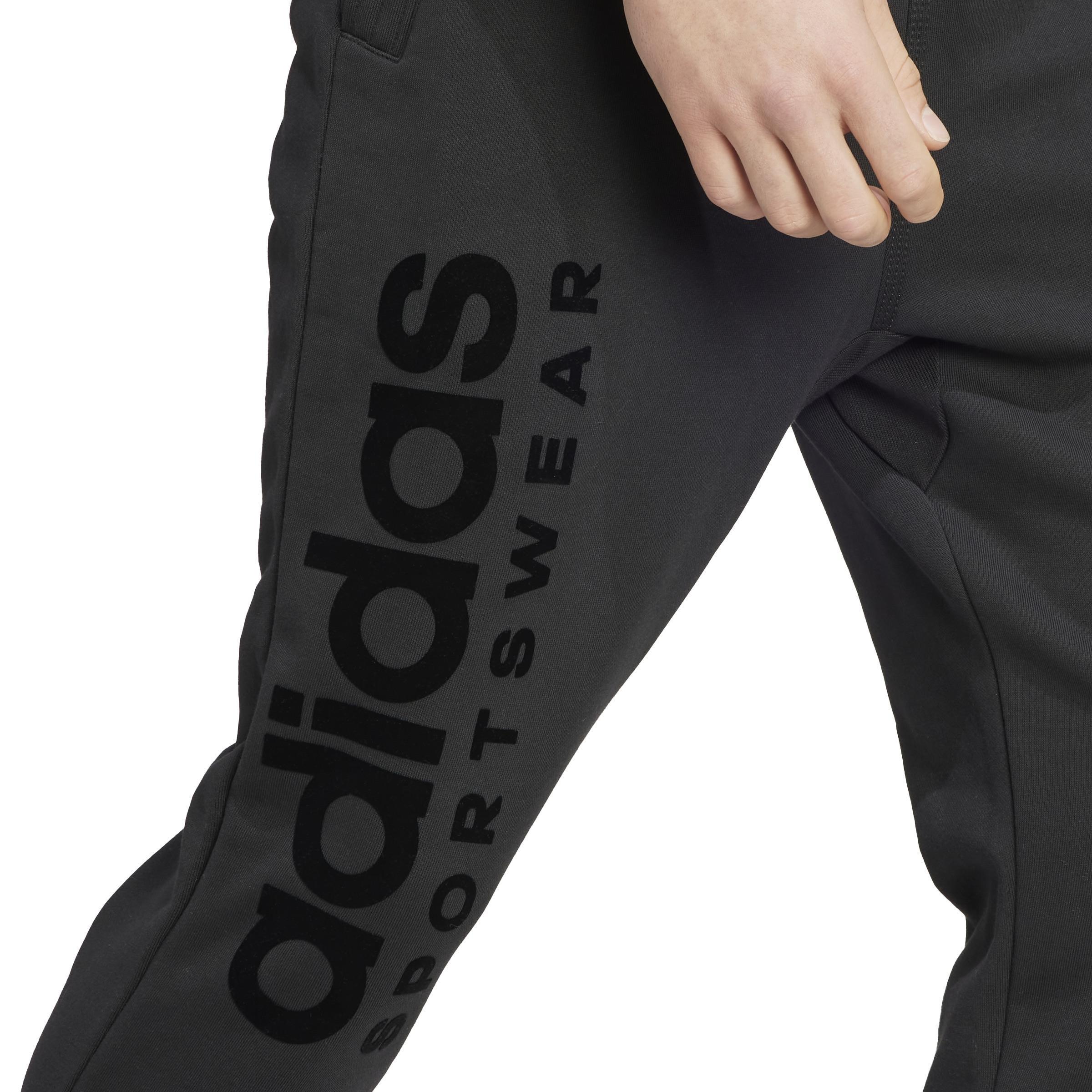 Lounge Fleece Joggers, Black, A901_ONE, large image number 3