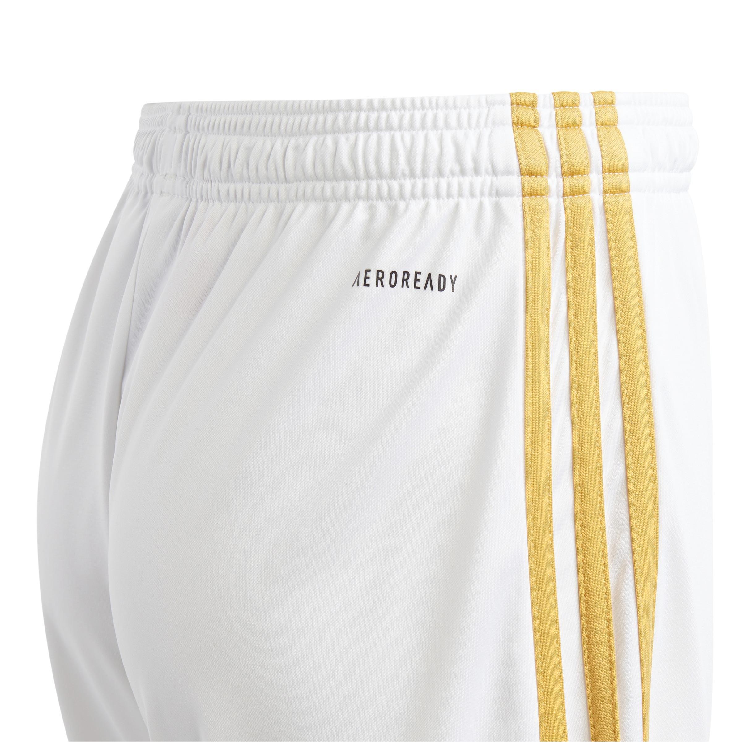Kids Real Madrid 23/24 Home Shorts, White, A901_ONE, large image number 5