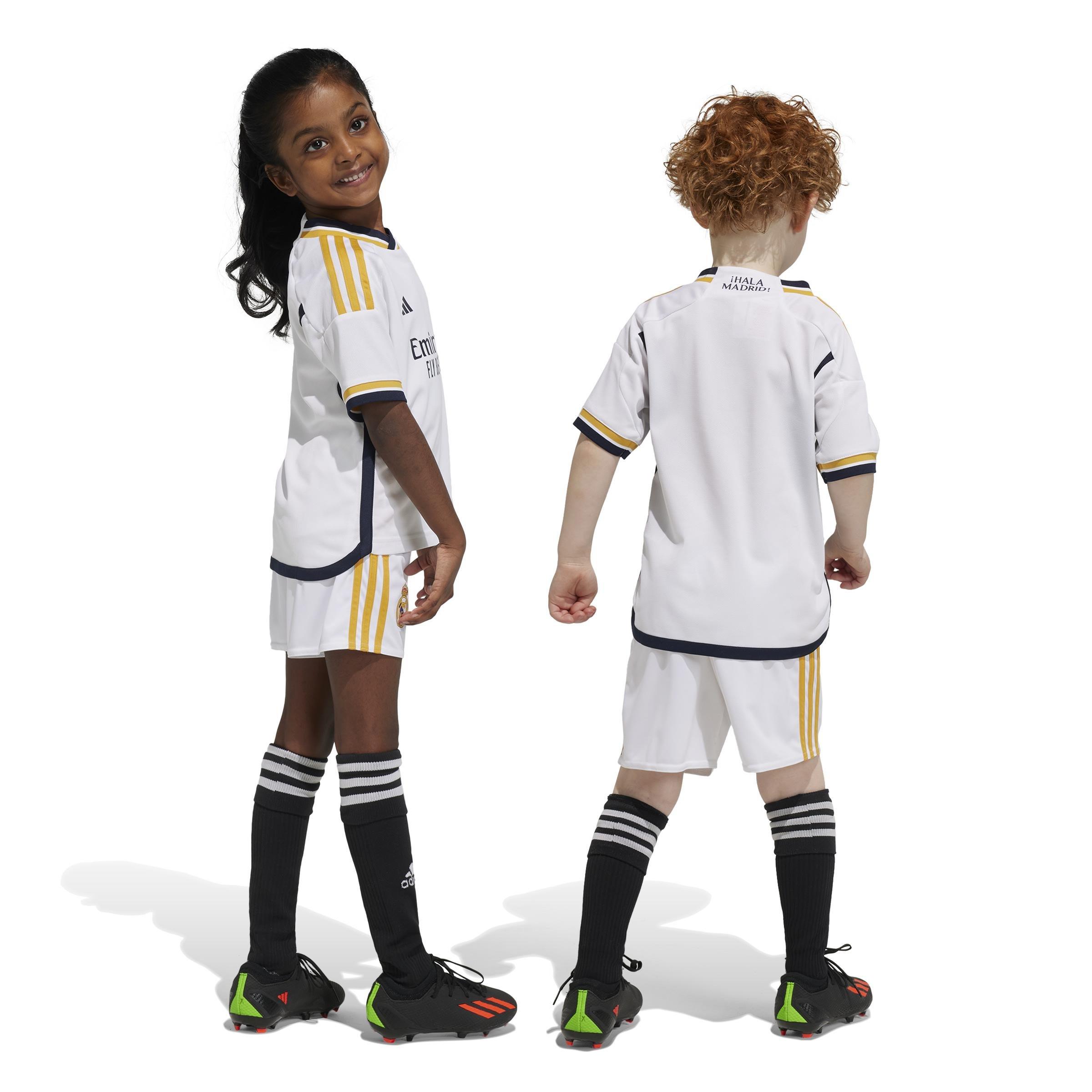 Unisex Kids Real Madrid 23/24 Home Mini Kit, White, A901_ONE, large image number 2