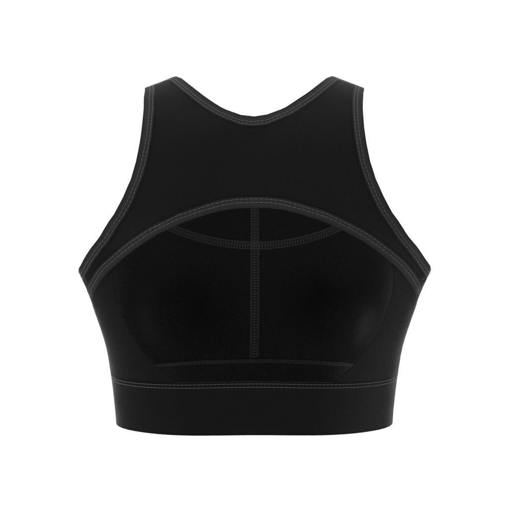 By Stella Mccartney Truestrength Yoga Crop Top, Black, A901_ONE, large image number 7