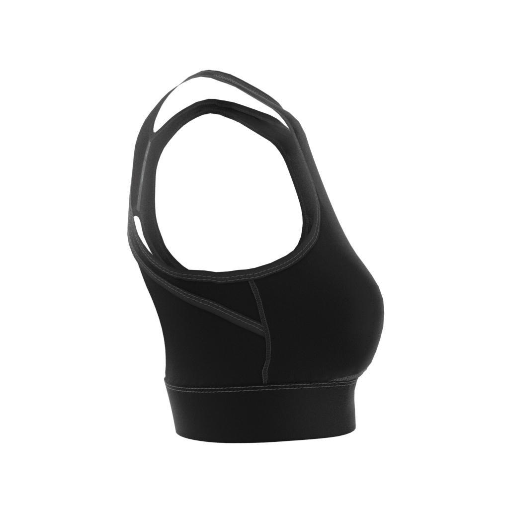 By Stella Mccartney Truestrength Yoga Crop Top, Black, A901_ONE, large image number 9