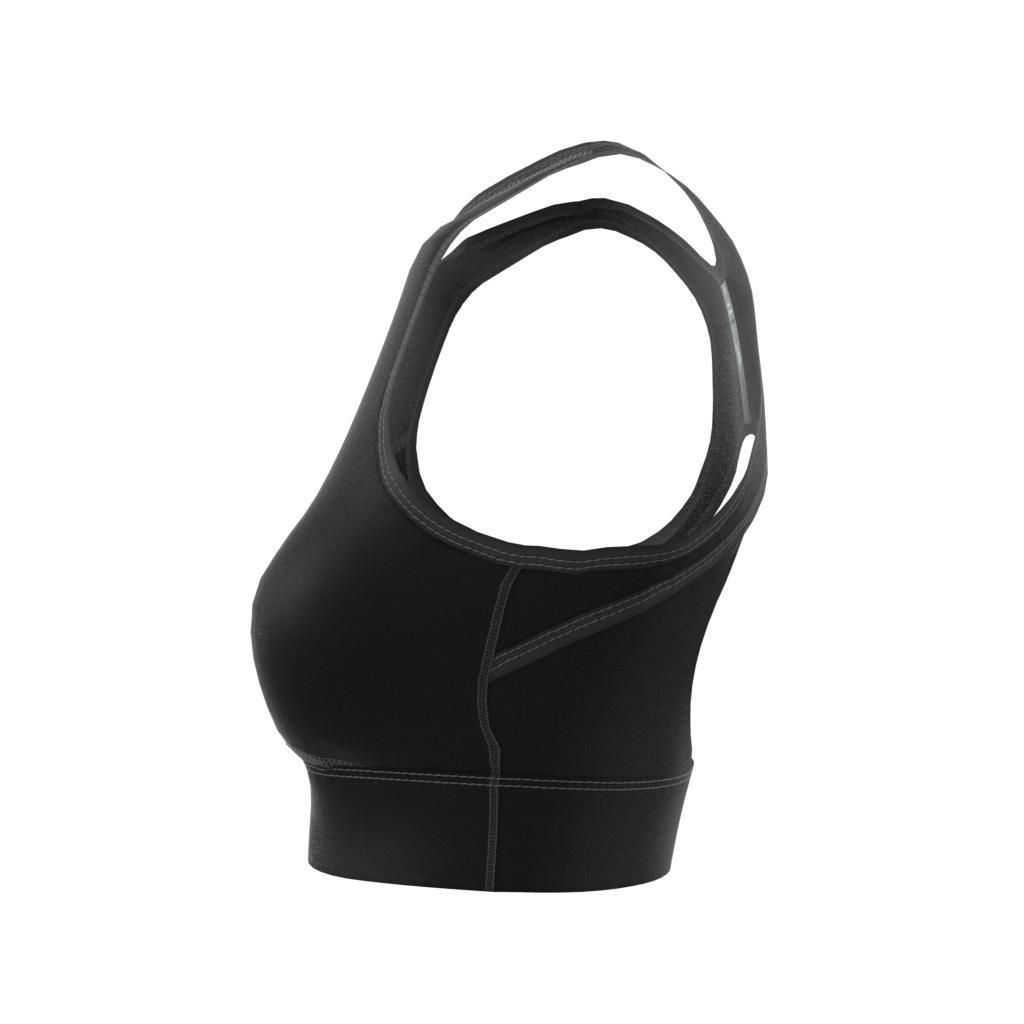 By Stella Mccartney Truestrength Yoga Crop Top, Black, A901_ONE, large image number 13