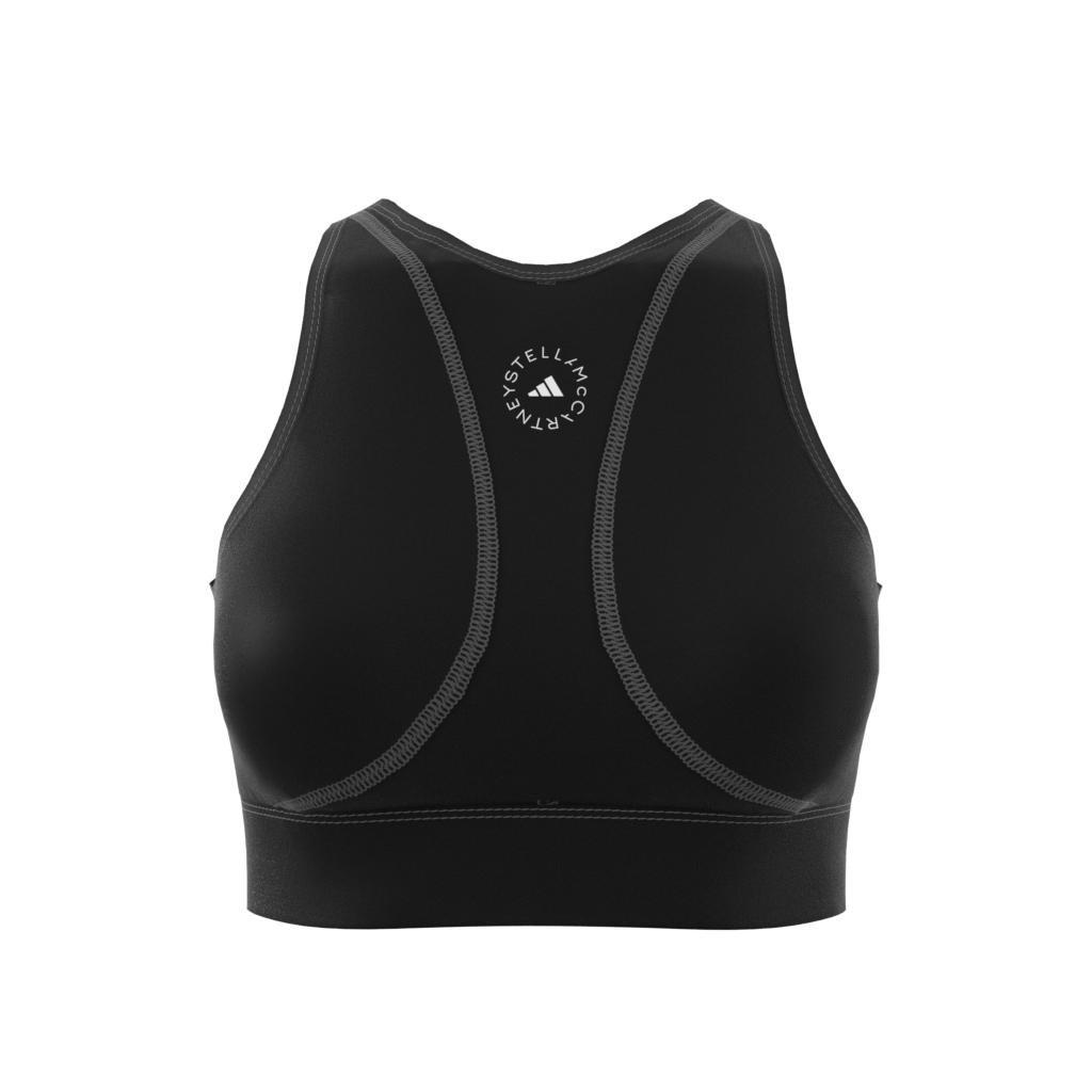 By Stella Mccartney Truestrength Yoga Crop Top, Black, A901_ONE, large image number 14