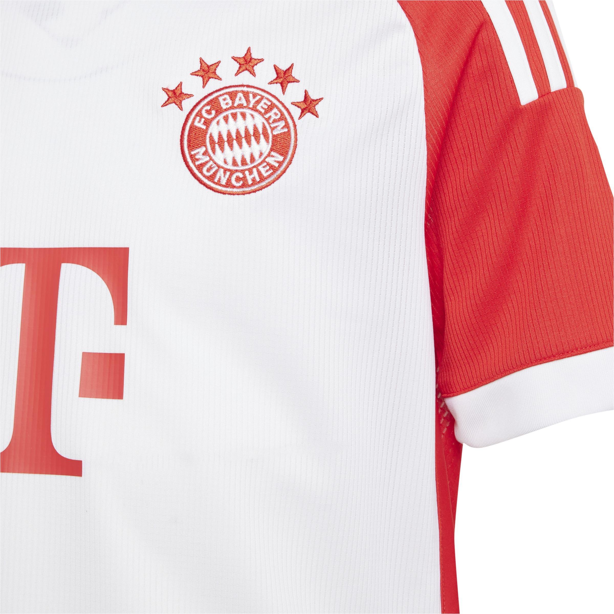 Unisex Kids Fc Bayern 23/24 Home Jersey, White, A901_ONE, large image number 5