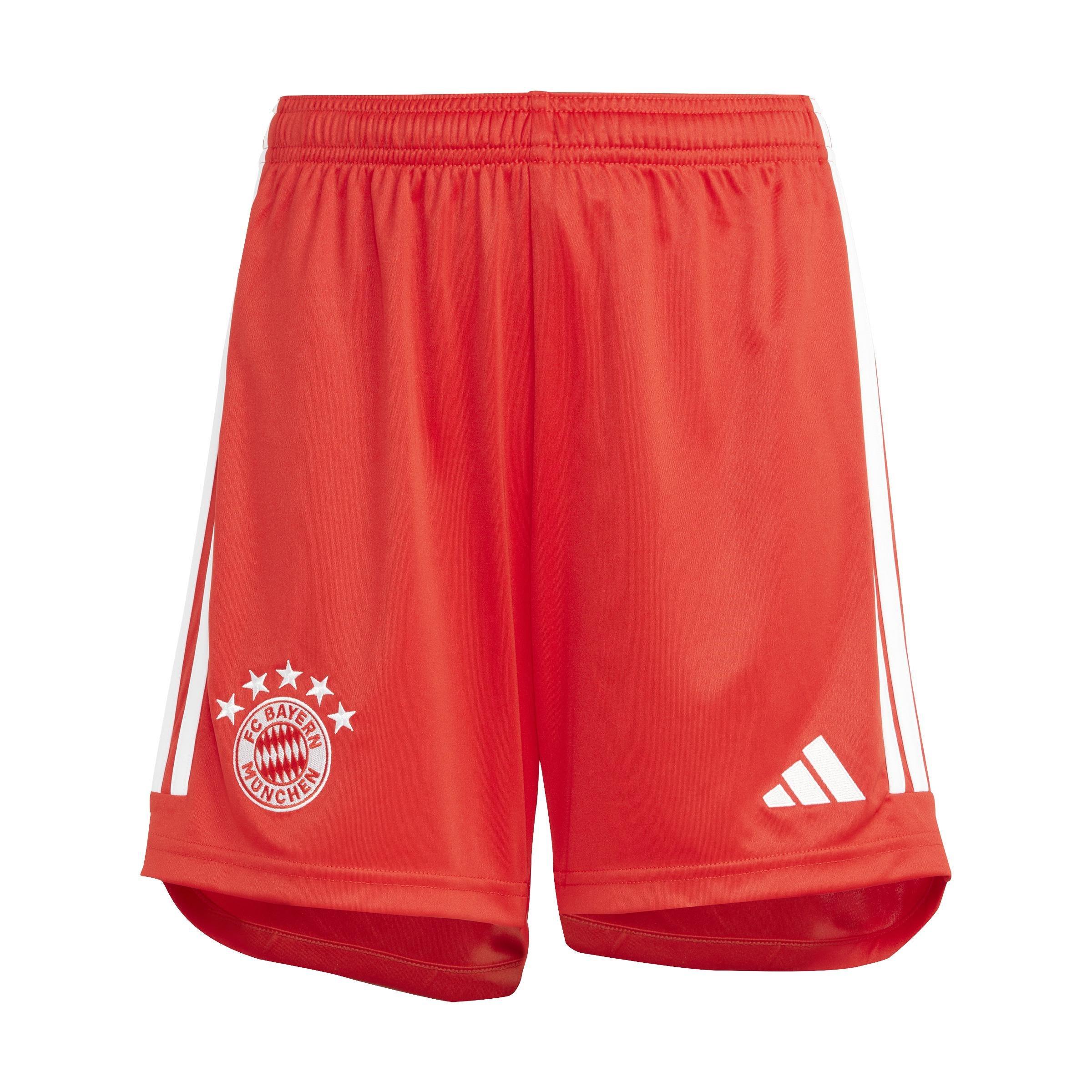 Kids Fc Bayern 23/24 Home Shorts, Red, A901_ONE, large image number 1