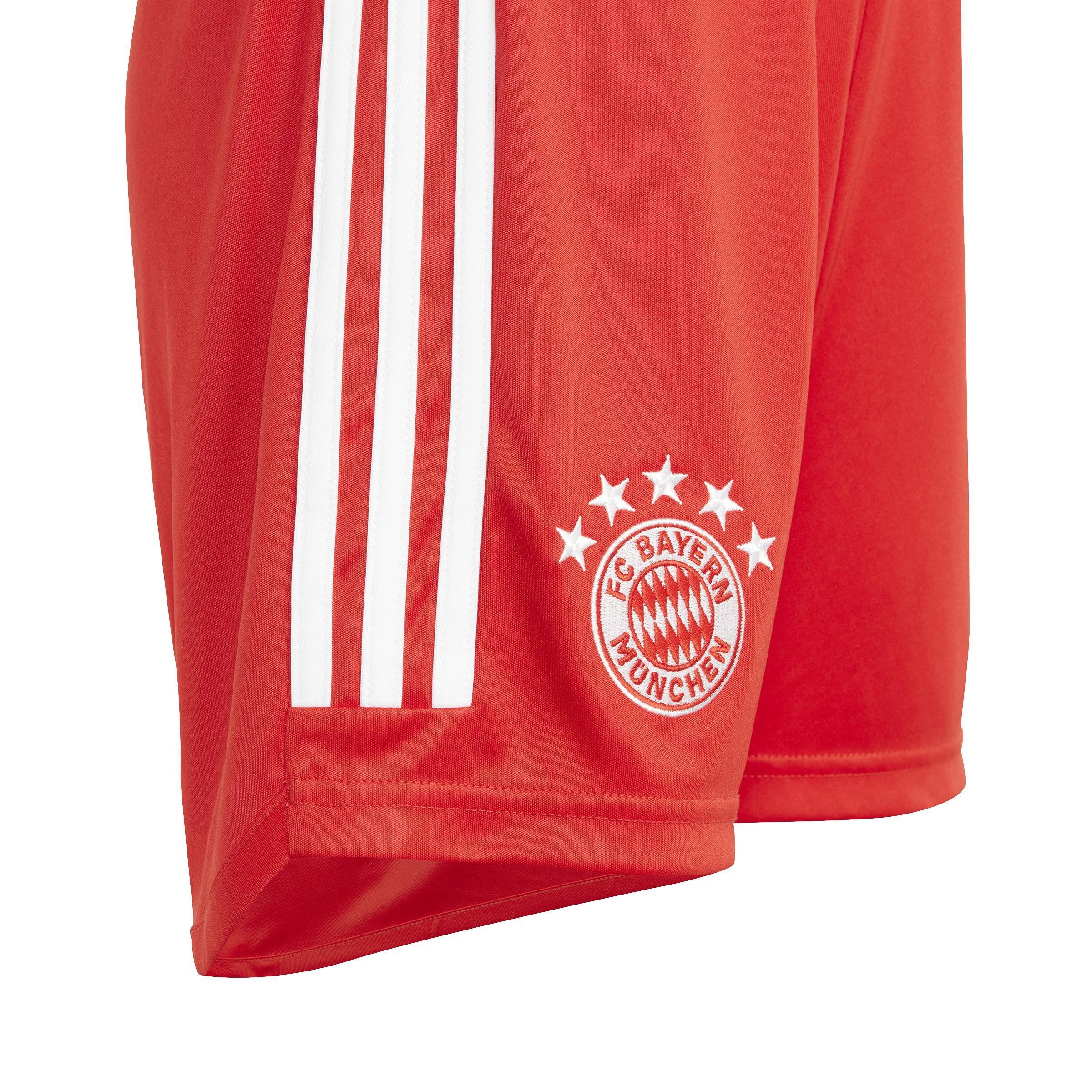 Kids Fc Bayern 23/24 Home Shorts, Red, A901_ONE, large image number 3