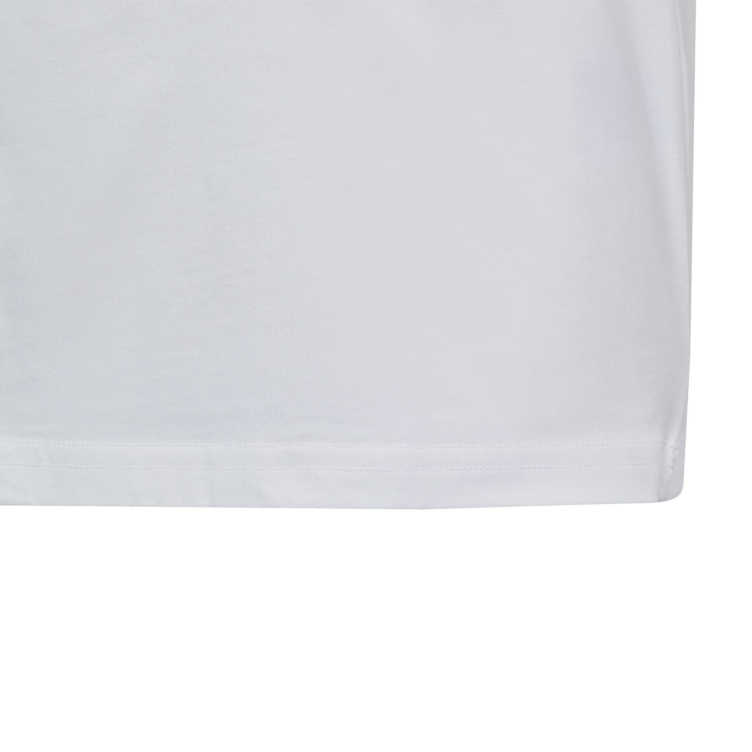 Kids Unisex Essentials Big Logo Cotton T-Shirt, White, A901_ONE, large image number 4